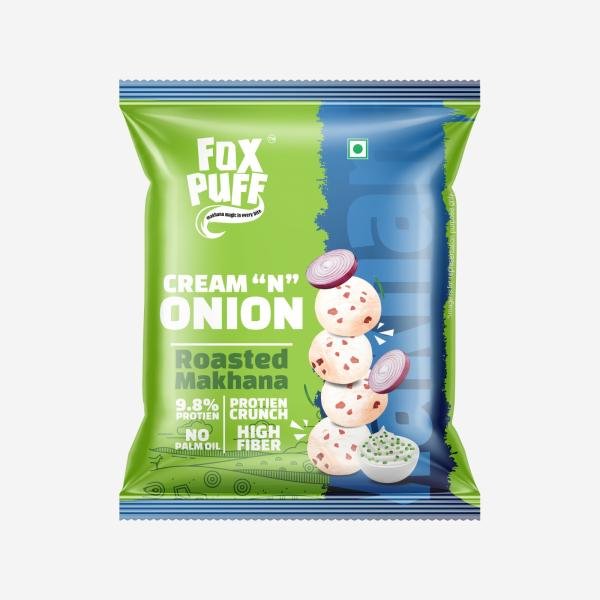 Foxpuff-Cream'n Onion-Roasted-Makhana