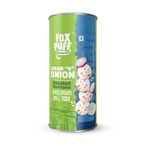 Foxpuff-Cream'n onion Roasted Makhana