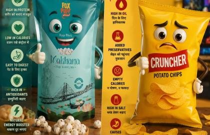 Makhana vs Chips: The Healthier Choice