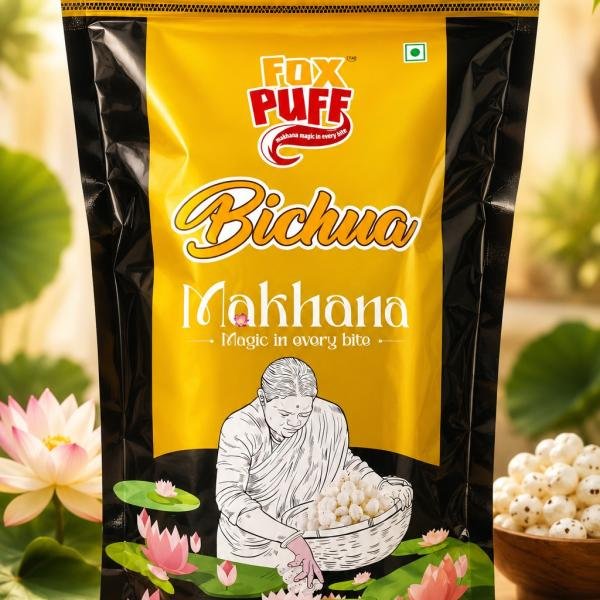 Bichua Makhana – 100% Cholesterol Free | Pure & Healthy Snack 250g