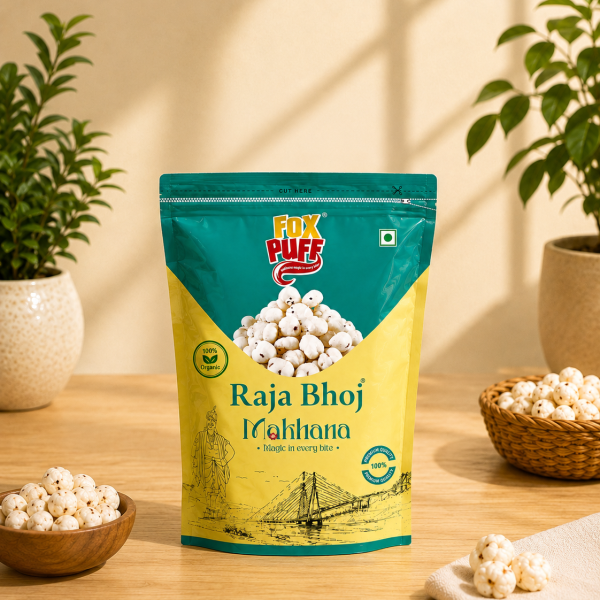 FOXPUFF RAJABHOJ MAKHANA 100G