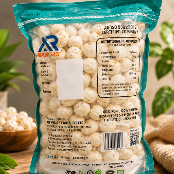 FOXPUFF RAJABHOJ MAKHANA 100G