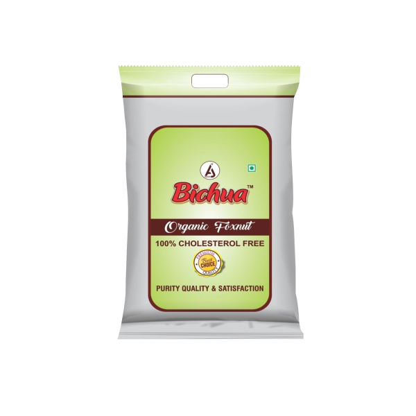 Bichua Organic Foxnuts – 100% Cholesterol Free | Pure & Healthy Snack