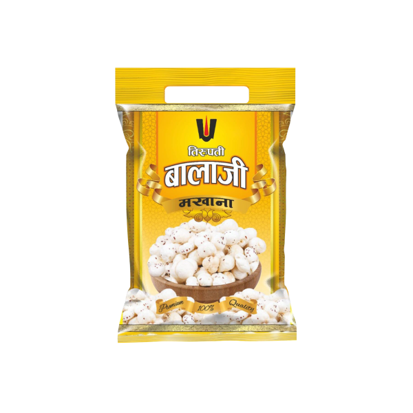 Trupati Balaji Makhana – Premium Organic Foxnuts | 100% Natural & Cholesterol Free Snack