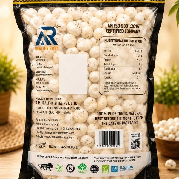 Bichua Makhana – 100% Cholesterol Free | Pure & Healthy Snack 250g